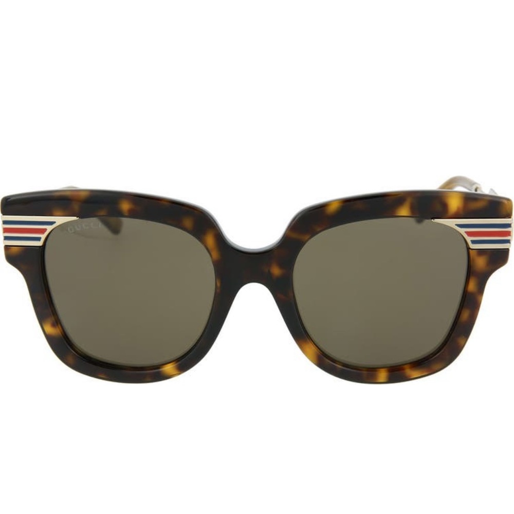 Authentic Gucci Havana Novelty Sunglasses